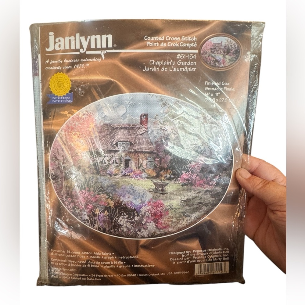 Janlynn Counted Cross Stitch Kit - Chaplain's Garden